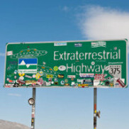 Extraterrestrial Highway sign stickers 2