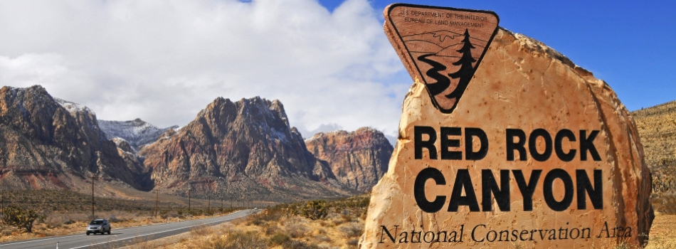 red rock sign