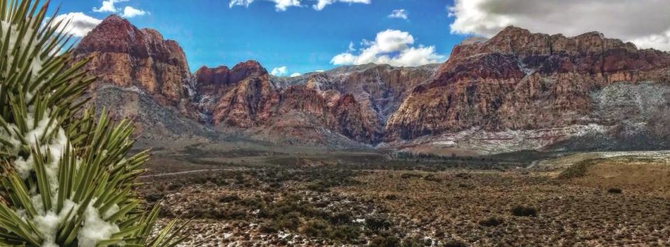 Red Rock with snow Patrick Sylvester pic