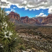 Red Rock with snow Patrick Sylvester pic